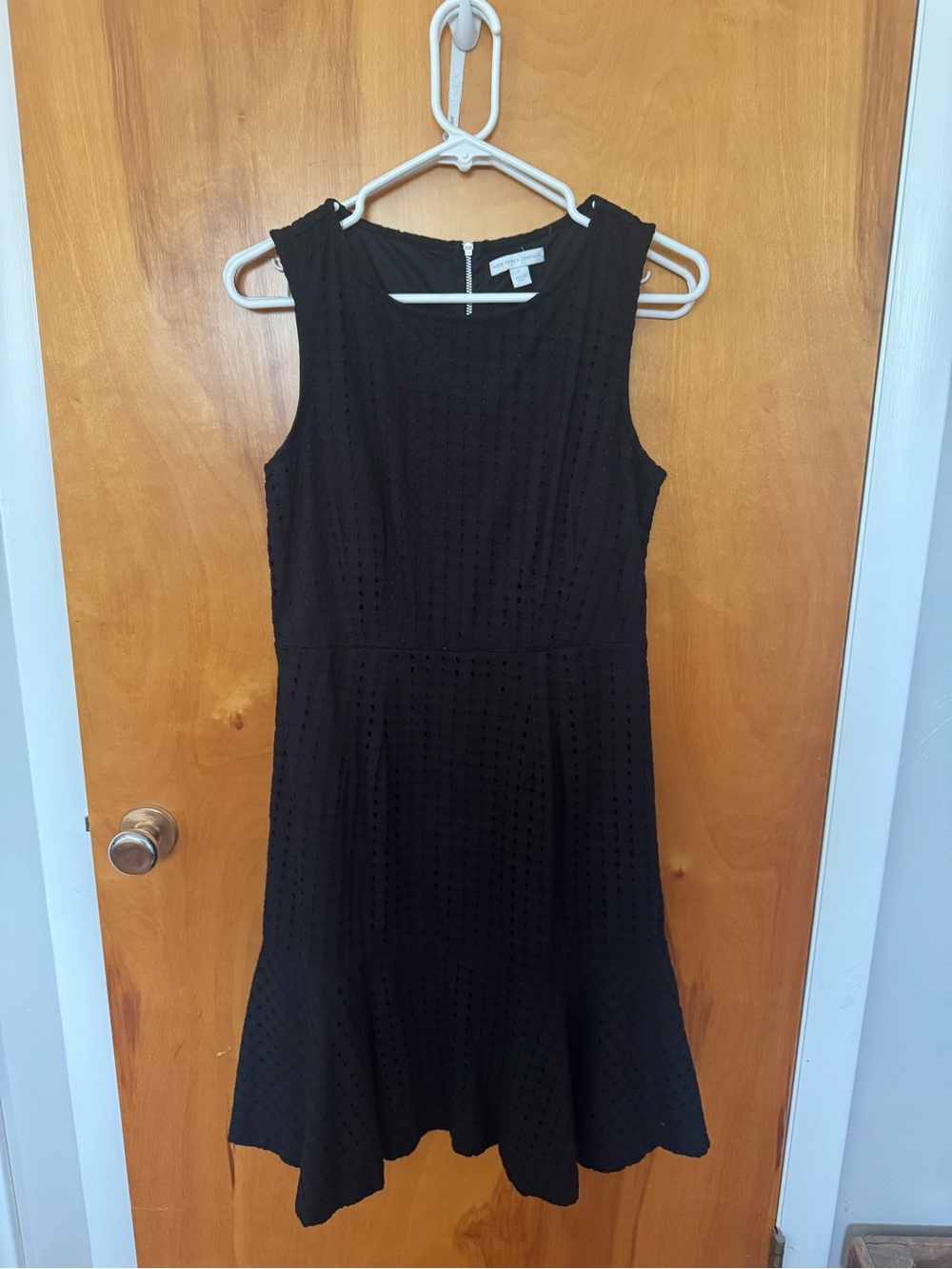 Classic Black Sleeveless Fit & Flare Dress